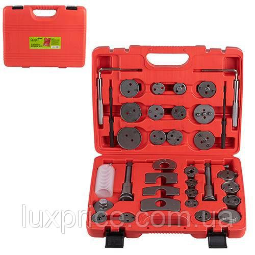 Набір для вдавлювання гальмівних циліндрів 35 од. Alloid ТЦ-4005, Набір для розведення гальмівних поршнів    Luxprice, фото 1