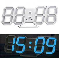 Електронний Led годинник з будильником та термометром Caixing Cx-2218, blue