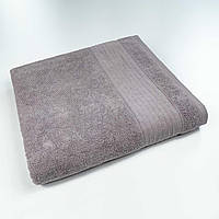 Полотенце махровое для душа GM Textile 100х150см Line 400г/м2 (Пепельный)