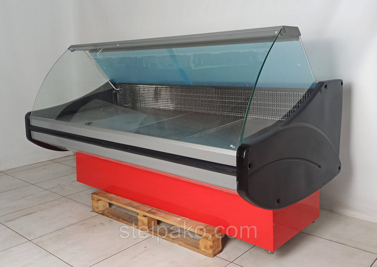 Універсальна холодильна вітрина «Росс Савона» (Україна), 2.1 м., (-5° +5°), викладка 80 см., Б/у, фото 1