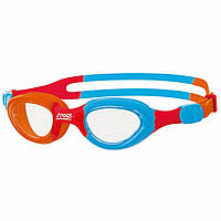 Очки для плавания детские Little Super Seal Zoggs 305851.ORRDCLR, оранжево-синие, World-of-Toys