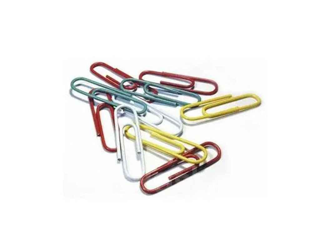 Скріпки Кольорова 100шт/наб WW00737-K ТМ Stenson, фото 1