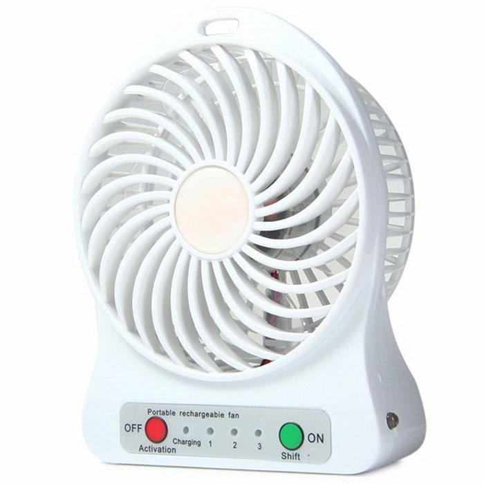 Міні вентилятор акумуляторний Mini Fan XSFS-01 White