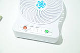 Міні вентилятор акумуляторний Mini Fan XSFS-01 White, фото 5