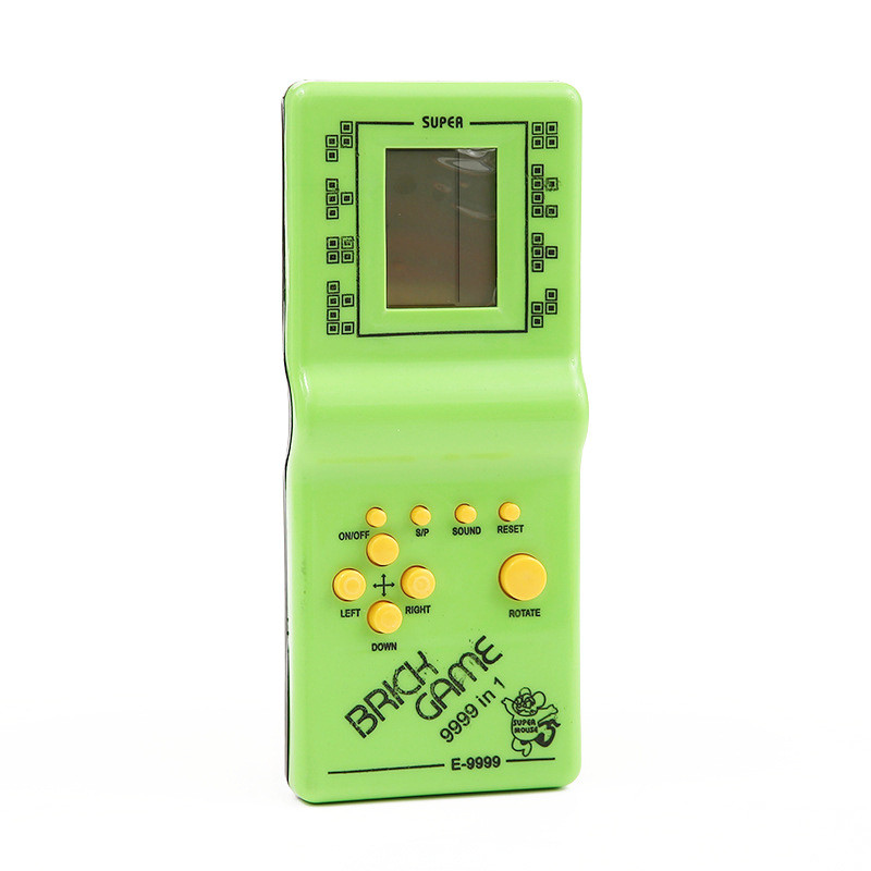 Портативна гра тетріс Brick Game E-9999-C Green