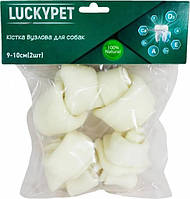 Ласощі для собак Lucky Pet Кістка вузлова 4 9-10 см 2 шт (4820268552013) NC, код: 7998165