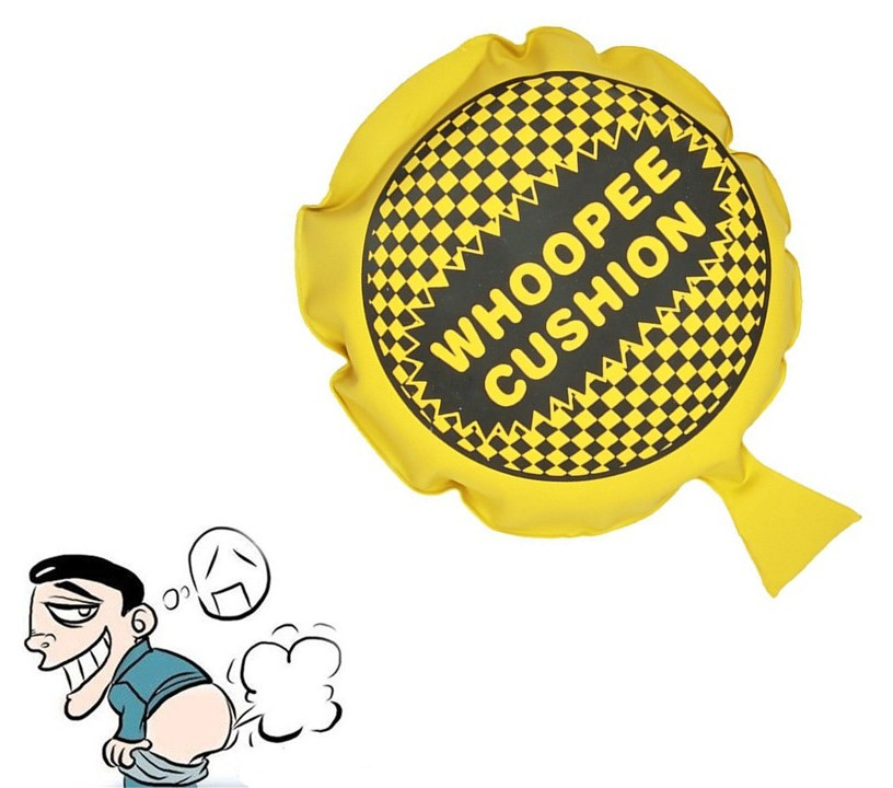 Іграшка прикол Подушка пердушка Whoopee Cushion Yellow