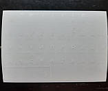 Наліпки наклейки на клавіатуру білі Укр\Рус\Eng White, фото 2