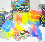 Конструктор 590 деталей 3 машинки Magic Track Гоночный трек, фото 2