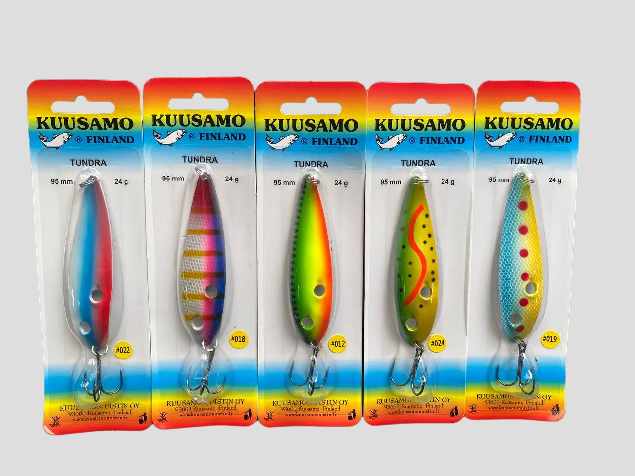 Блешня коливалка Columbia ( Kuusamo )Tundra 95mm 24g Набір 5шт