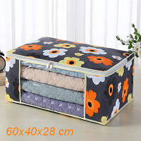 Органайзер для одягу та білизни кофр Storage Box Flower