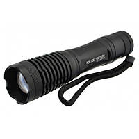 Тактический фонарь POLICE BL 1837 T6 50000W фонарик 1000 Lumen gr