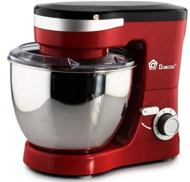 Планетарний міксер тістоміс Domotec MS-1368 RED 3500W