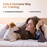 Пристрій проти лаю Queenmew, портативні ультразвукові для контролю собак Ефективна дальність антиілій, фото 4