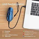 Пристрій проти лаю Queenmew, портативні ультразвукові для контролю собак Ефективна дальність антиілій, фото 5