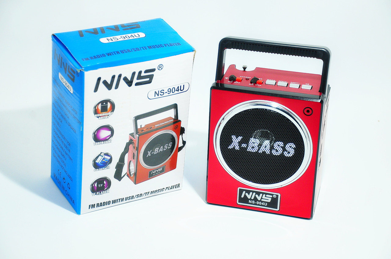 Радіоприймач з ліхтарем NNS NS-904U USB TF SD card