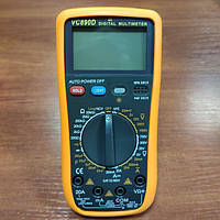 Цифровой Профессиональный мультиметр VC890D тестер вольтметр gr