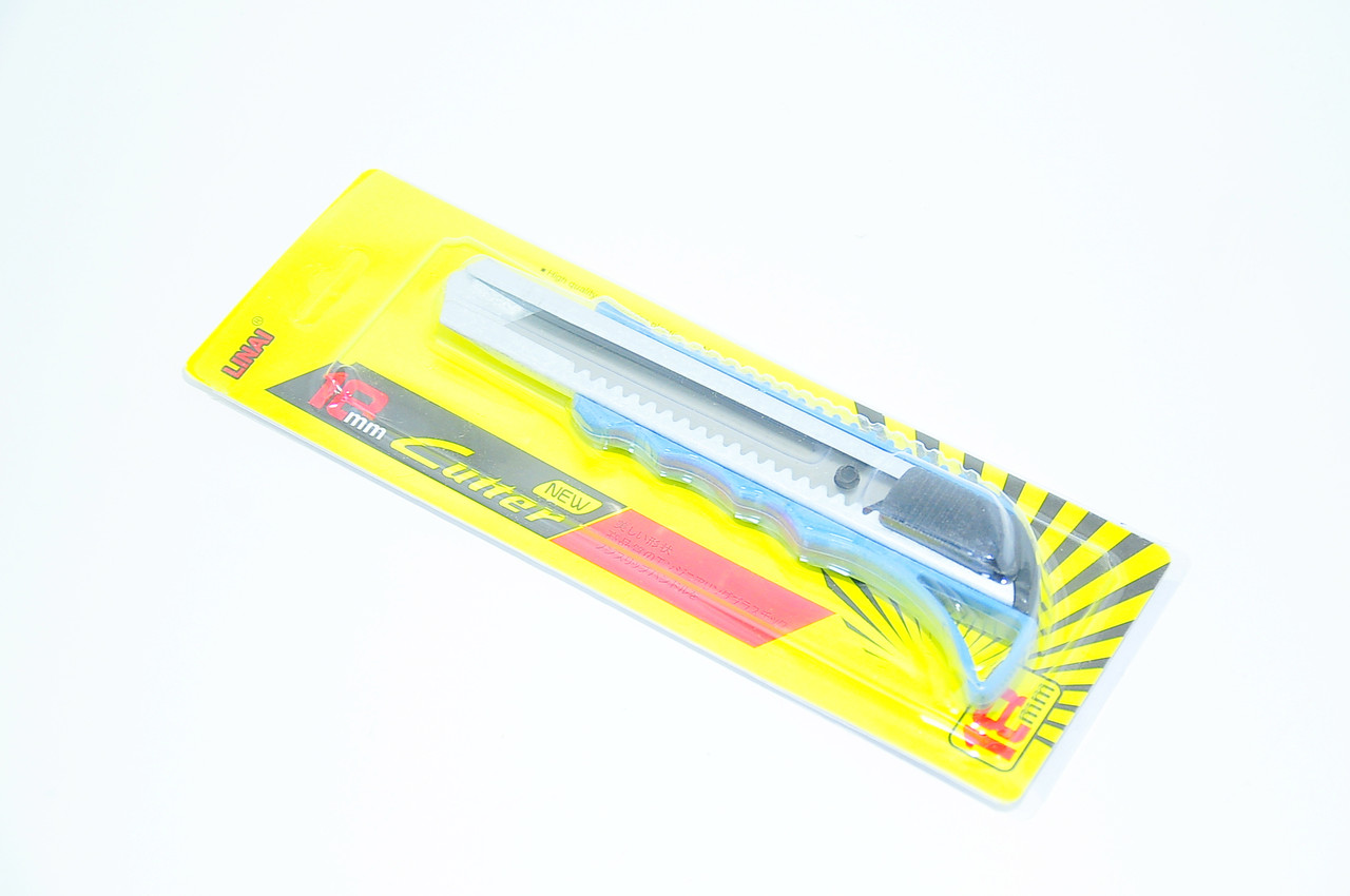 Ніж канцелярський LINAI Blue посилений 18 мм, фото 1