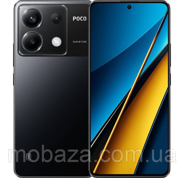 Смартфон Poco X6 5G 8/256GB Black