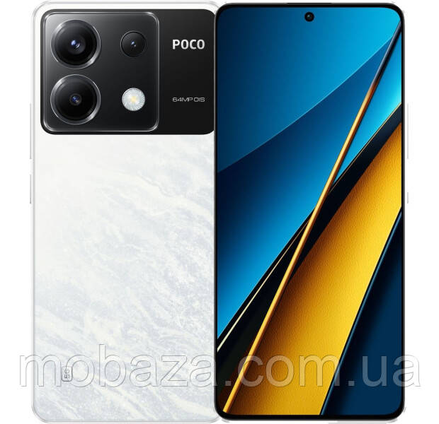 Смартфон Poco X6 5G 12/256GB White