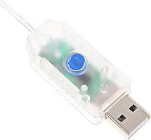 Кнопковий USB контролер з кабелем для гірлянд та світлодіодни стрічок