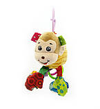 Підвіска м'яка Мавпочка, розтяжка, вібрація, шарудилка, брязкальце, розмір 16 см, фото 2