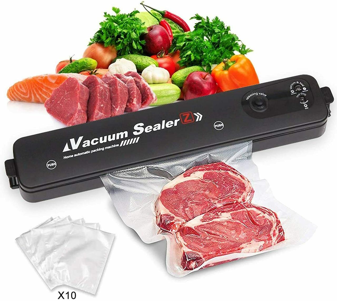 Вакууматор вакуумний пакувальник Vacuum Sealer Black, фото 1