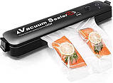 Вакууматор вакуумний пакувальник Vacuum Sealer Black, фото 2