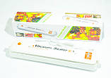 Вакууматор вакуумний пакувальник Vacuum Sealer White-Orange, фото 3