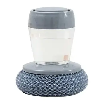 Щітка для миття посуду з дозатором миючого засобу Scrubber Sponge