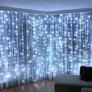 Гірлянда Штора LED 600 8х1.5м White светодиодная гирлянда капля роса