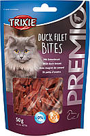 Лакомство для кошек Trixie Premio Duck Filet Bites из сушеного филе утки 50 г