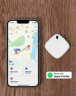 Трекер локатор для пошуку предметів AIYATO White працює з Apple Find My