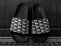 Nike Slides Small Logo Black