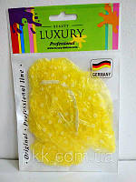 Шапочка для душу кольорова в горошок Beauty Luxury CS-03 Жовтий