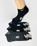 Носки демисезонные 12 пар хлопок укороченные Nike размер 36-40 микс цветов