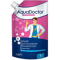 Альгицид акквадоктор(aquadoctor) 1л, химия против водорослей и зеленой воды в бассейне