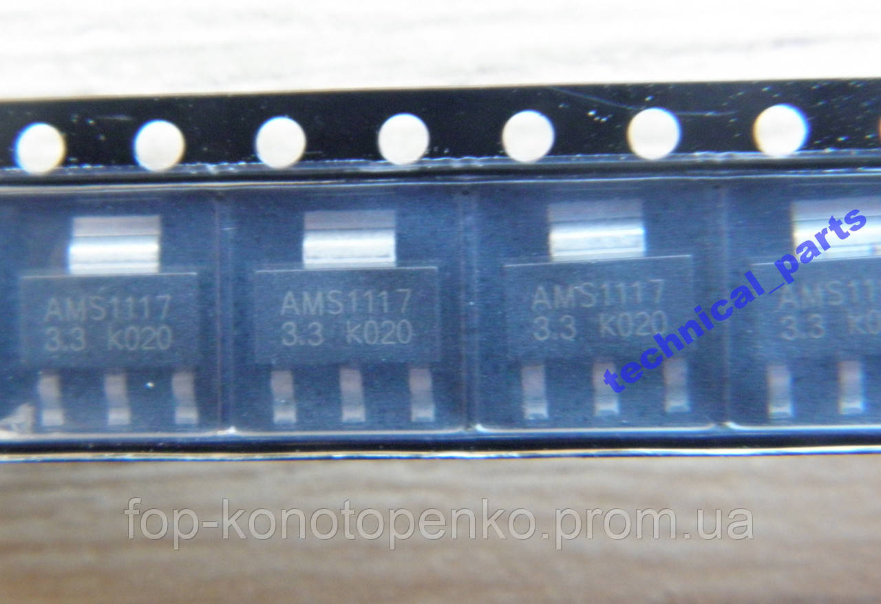 Мікросхема AMS1117-3.3 - фото 1 - id-p379888583