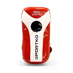 Пади для тайського боксу Sportko ПТП-1 ПВХ, кольори: червоний, синій