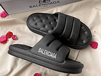 Balenciaga Puffy Slides Black