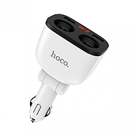 Автомобильное зарядное устройство от прикуривателя HOCO Z28 Power Ocean 2USB, 3.1A Белый gr