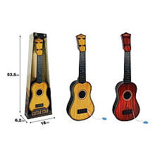 Дитяча гітара зі струнами та медіатором 8088 A, 2 кольори, 4 струни, довжина 50 см