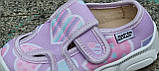 Дитячі ортопедичні капці для дівчинки, текстильні, на липучці тапочки (Код: М3280), фото 5