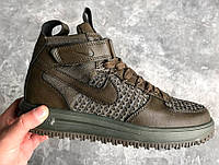 Nike Lunar Force 1 Flyknit Workboot Medium Olive