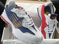 New Balance 327 White Blue Red