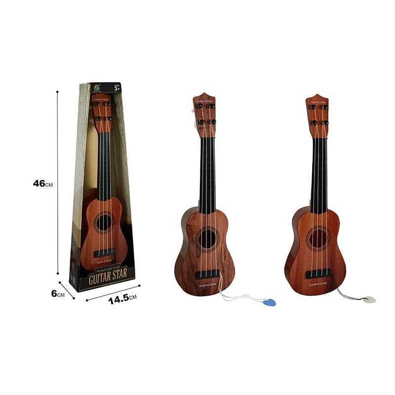 Гітара дитяча 40 см 8081 A, 2 різновиди, 4 струни, з медіатором, фото 1