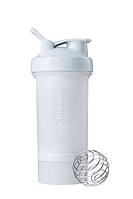 Шейкер BlenderBottle ProStak 22oz/650ml з 2-ма контейнерами White