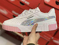 Puma basket Cali white pink