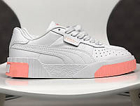 Puma basket Cali white pink