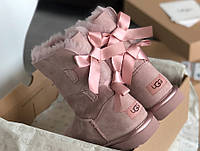 UGG BAILEY BOW II BOOT PINK CRYSTAL